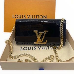Louis Vuitton Vernis LV Long Wallet Portefeuille Louise Shoulder/Crossbody bag